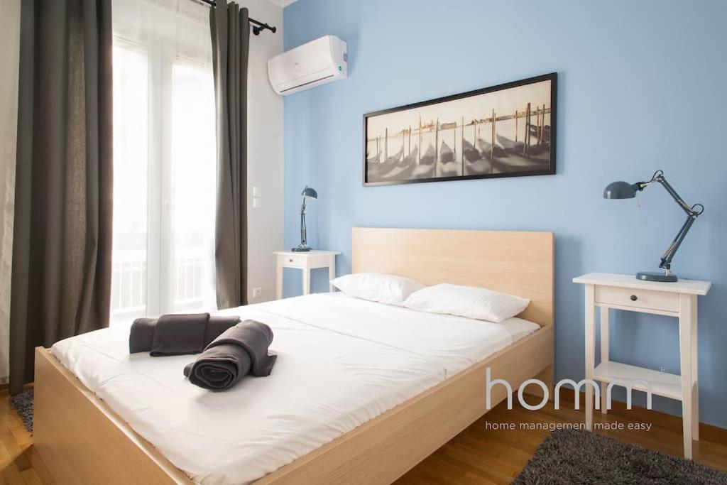 Acropolis Cozy Blue Flat Appartamento Atene Esterno foto